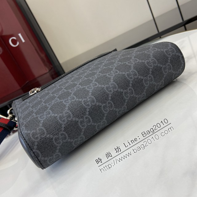 Gucci專櫃古馳最新款單肩斜挎男包 jh2719型號:  523599